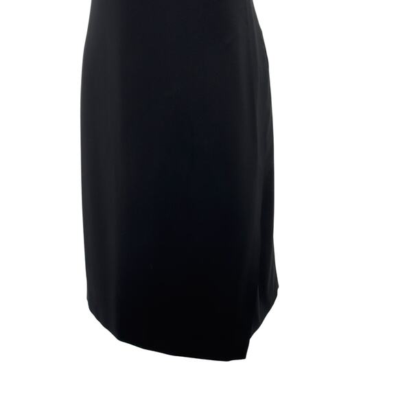 Theory NEW Womens Risbana Good Wool Stretch A-Line Dress Size 12 Black Office - Picture 5 of 16